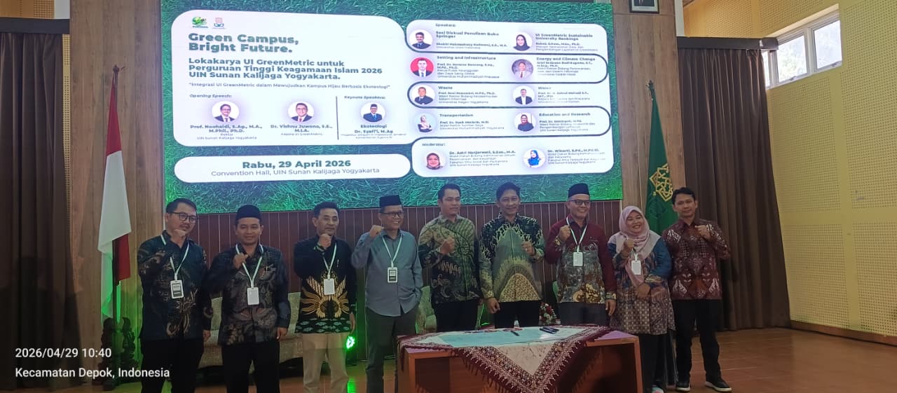 Green Campus, Bright Future: UIN Syekh Ali Hasan Ahmad Addary Padangsidimpuan Turut Berpartisipasi pada Lokakarya UI Green Metric PTKI Tahun 2026