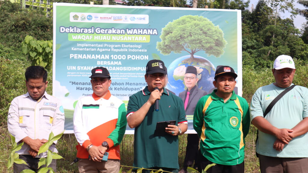 Deklarasi Gerakan WAHANA: UIN Syahada Padangsidimpuan Wujudkan Green Kampus Lewat Penanaman 1.000 Pohon